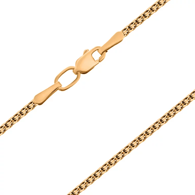 Цепочка из красного золота плетение бисмарк арабский. Артикул 50112203041: цена, отзывы, фото – купить в интернет-магазине AURUM