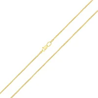 Цепочка из лимонного золота плетение снейк - 648548