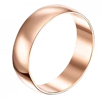 Обручальное кольцо Европейка из красного золота. Артикул 239228: цена, отзывы, фото – купить в интернет-магазине AURUM