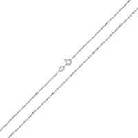 Ланцюжок срібний плетіння сінгапур - 1487058