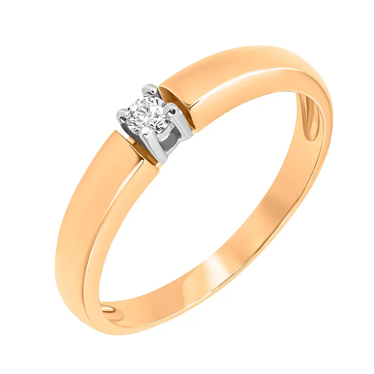 Золотое кольцо с бриллиантом. Артикул 1,0171,71146,90: цена, отзывы, фото – купить в интернет-магазине AURUM