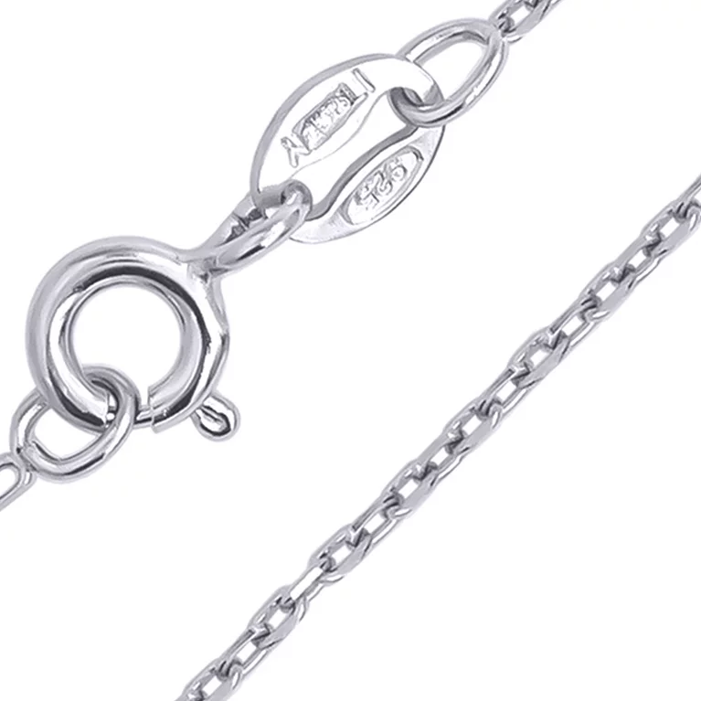 Срібний ланцюг плетіння якір. Артикул 7508/855Р1/40: ціна, відгуки, фото – купити в інтернет-магазині AURUM