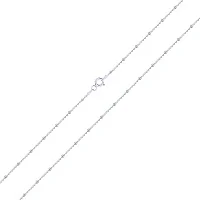 Цепочка плетение гольф из серебра - 1451905