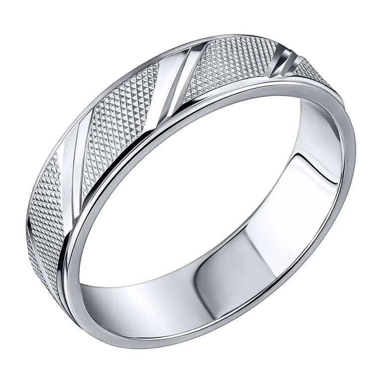 Обручальное кольцо из серебра - 2223367