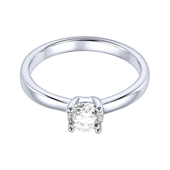 Серебряное кольцо с фианитом - 2283669