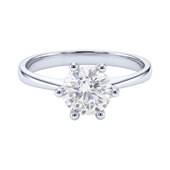 Серебряное кольцо с фианитом - 2288232