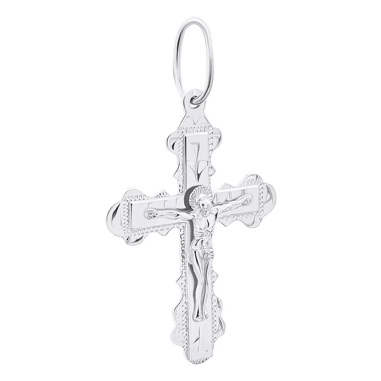 Православный серебряный крестик. Артикул 7504/3542-р: цена, отзывы, фото – купить в интернет-магазине AURUM