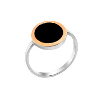 Кольцо серебряное с ониксом Кальяри. Артикул 7201/298кР: цена, отзывы, фото – купить в интернет-магазине AURUM