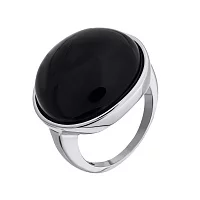 Кольцо серебряное с ониксом. Артикул 7501/2069577: цена, отзывы, фото – купить в интернет-магазине AURUM