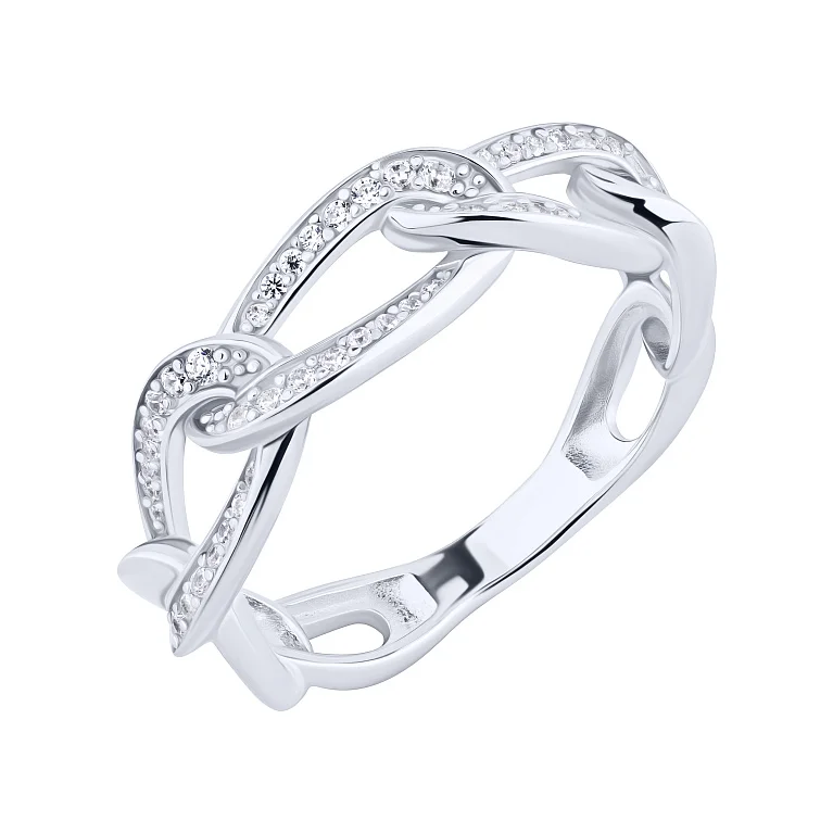 Срібна каблучка "Ланцюг" - 2098586