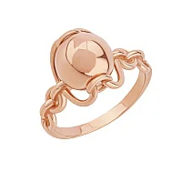 Экстравагантное кольцо "Шар" из красного золота - 1942522