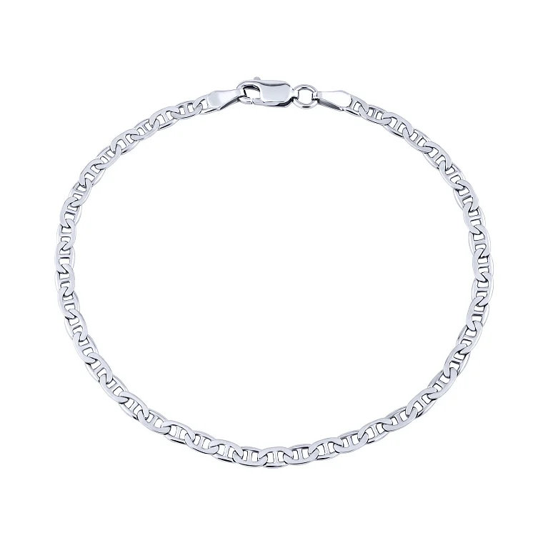 Серебряный браслет плетение барли - 2227613