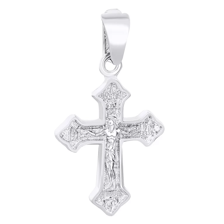 Срібний хрестик "Розп'яття Христа". Артикул 7504/820AgпР: ціна, відгуки, фото – купити в інтернет-магазині AURUM