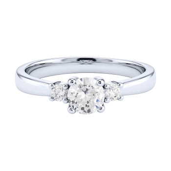 Серебряное кольцо с фианитами - 2291291