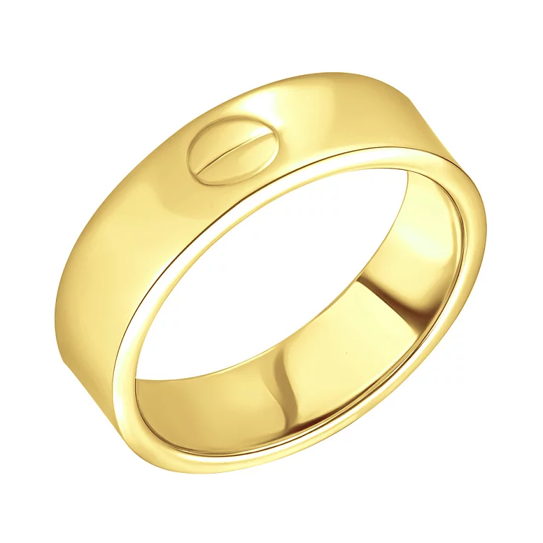 Кольцо Love из лимонного золота. Артикул 152930ж: цена, отзывы, фото – купить в интернет-магазине AURUM