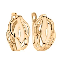 Сережки из красного золота - 969025