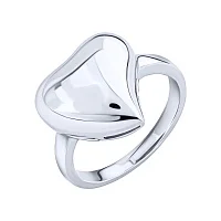 Серебряное кольцо "Сердце" - 1960900
