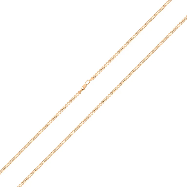 Цепочка из красного золота плетение мона лиза - 965093