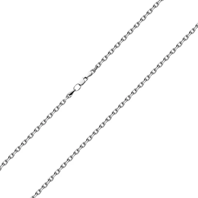 Цепочка из белого золота плетением якорь - 2208875