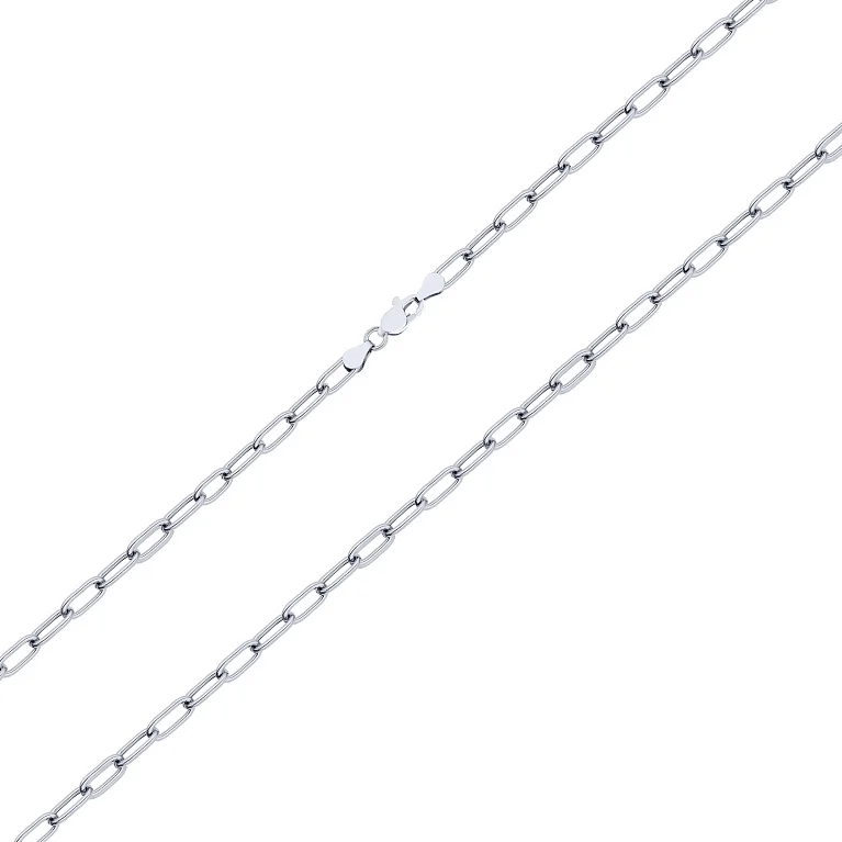 Серебряная цепочка плетение якорное - 1731293