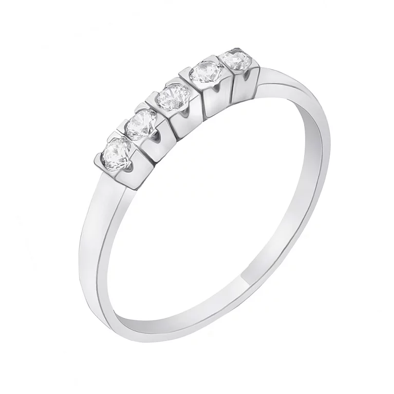 Серебряное кольцо с фианитами. Артикул 7501/0-0008.0.2: цена, отзывы, фото – купить в интернет-магазине AURUM