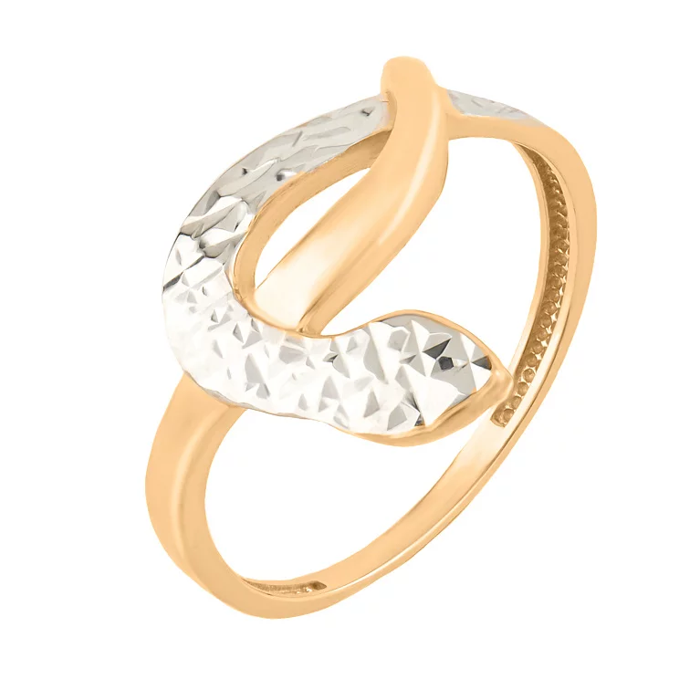 Кольцо из комбинированого золота "Змея". Артикул 214815904: цена, отзывы, фото – купить в интернет-магазине AURUM