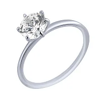 Серебряное кольцо с фианитом - 1959990 Серебряное кольцо с фианитом - 1959990