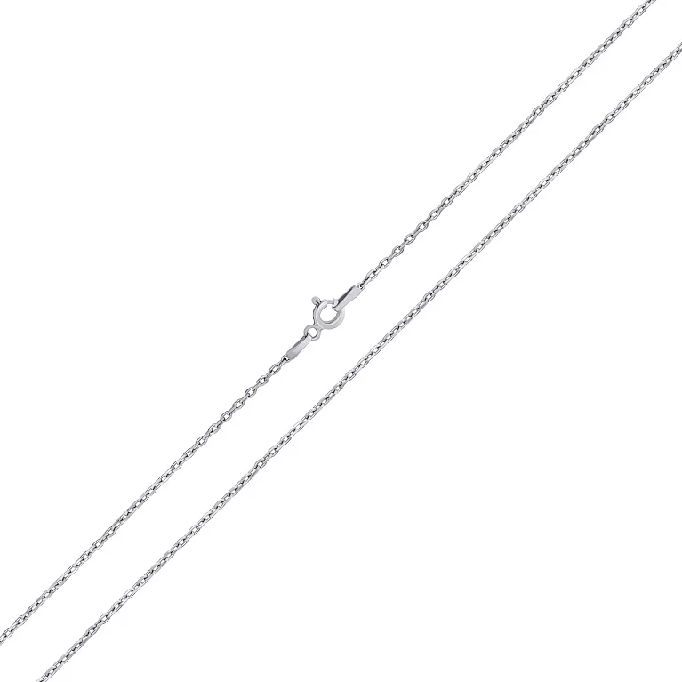 Цепочка из серебра плетение якорь - 1548245