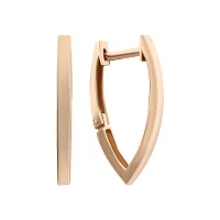 Сережки из красного золота - 855595