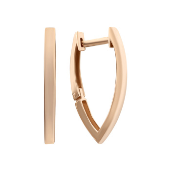 Сережки из красного золота - 855595