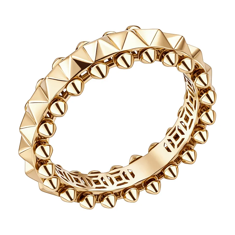 Кольцо в желтом золоте "Clash" - 2139511