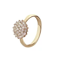 Золотое кольцо с бриллиантами. Артикул 1191504201: цена, отзывы, фото – купить в интернет-магазине AURUM