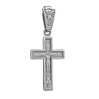 Срібний хрестик "Ісус Христос" - 1982071