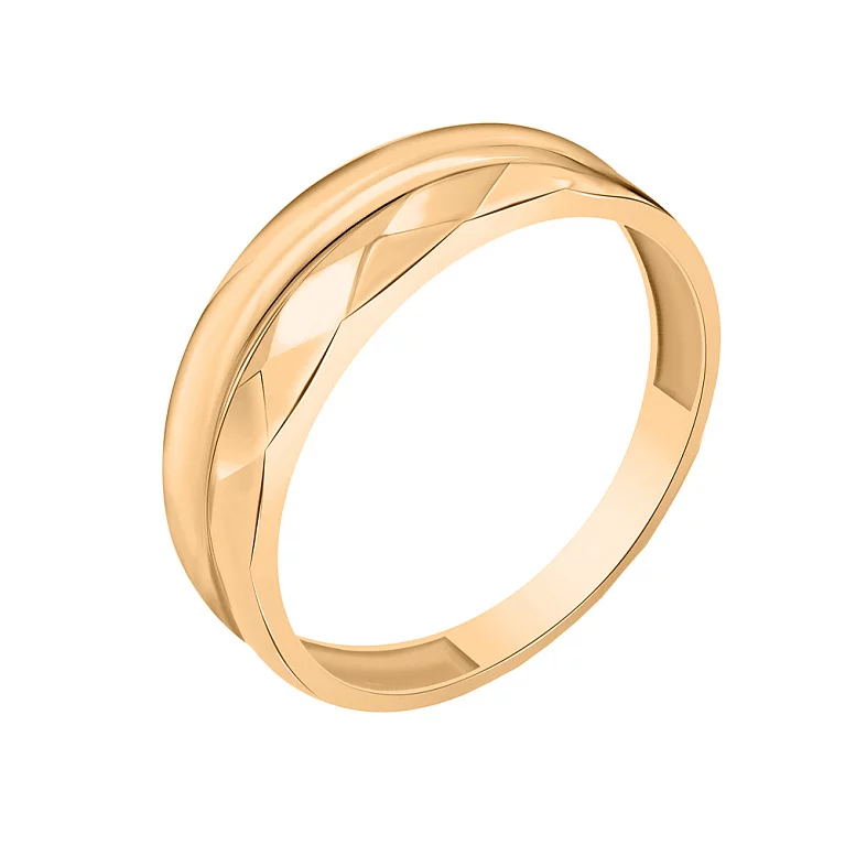 Двойное кольцо в красном золоте. Артикул 155856: цена, отзывы, фото – купить в интернет-магазине AURUM