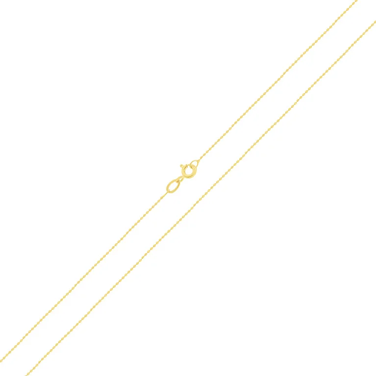 Ланцюжок із жовтого золота в плетінні гольф - 1507380