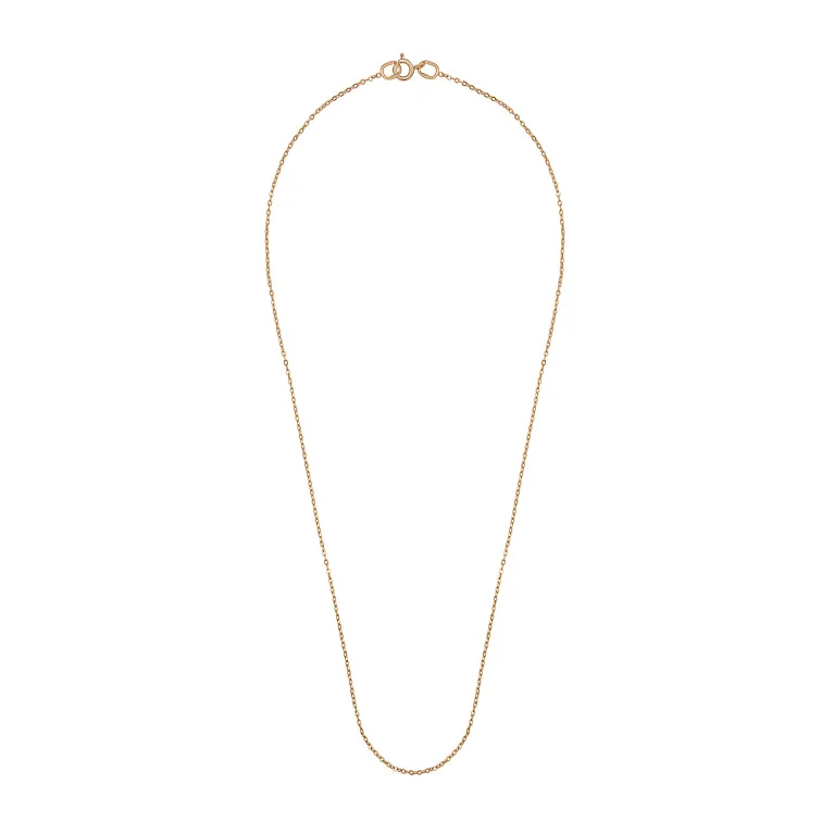Цепочка из красного золота плетение якорь - 648752