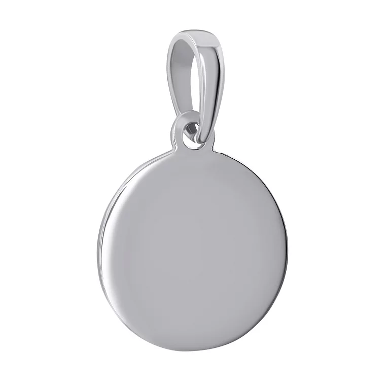 Підвіска срібна "Монетка". Артикул 30065р: ціна, відгуки, фото – купити в інтернет-магазині AURUM
