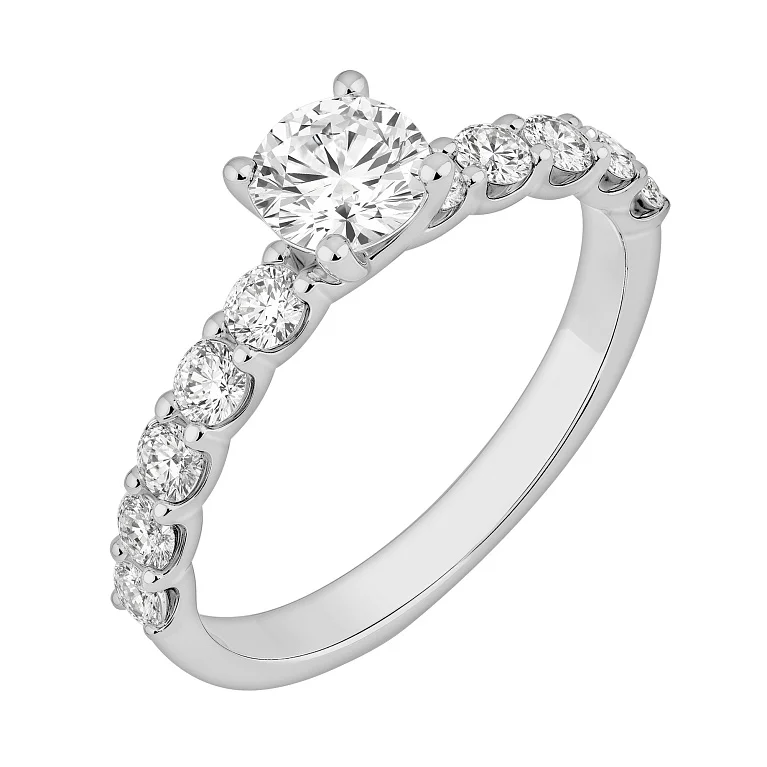 Кольцо из белого золота с брилиантами - 2115789