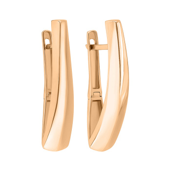 Сережки из красного золота - 959215