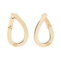 Серьги "Капля" из красного золота - 1531133