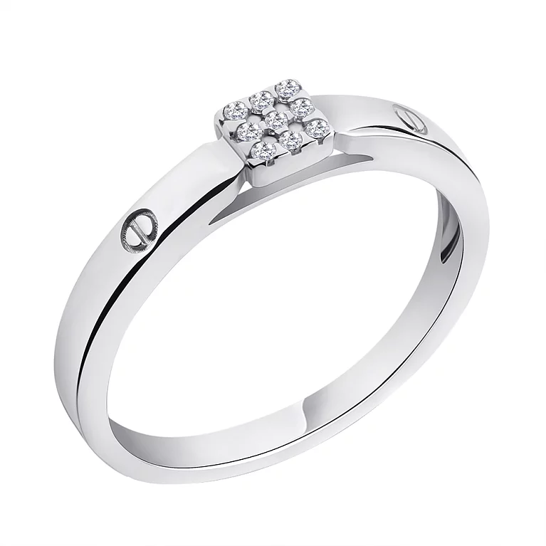 Серебряное кольцо Love с фианитами. Артикул 7501/5342: цена, отзывы, фото – купить в интернет-магазине AURUM