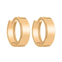 Сережки-кільця в червоному золоті - 1618601
