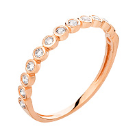 Золотое кольцо с цирконием. Артикул 140645: цена, отзывы, фото – купить в интернет-магазине AURUM