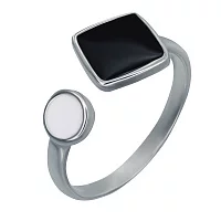 Кольцо серебряное с эмалью. Артикул 10192р: цена, отзывы, фото – купить в интернет-магазине AURUM