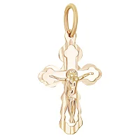 Хрестик із червоного золота - 1557292