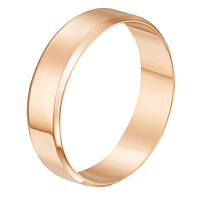 Обручальное кольцо из красного золота. Артикул 239225: цена, отзывы, фото – купить в интернет-магазине AURUM