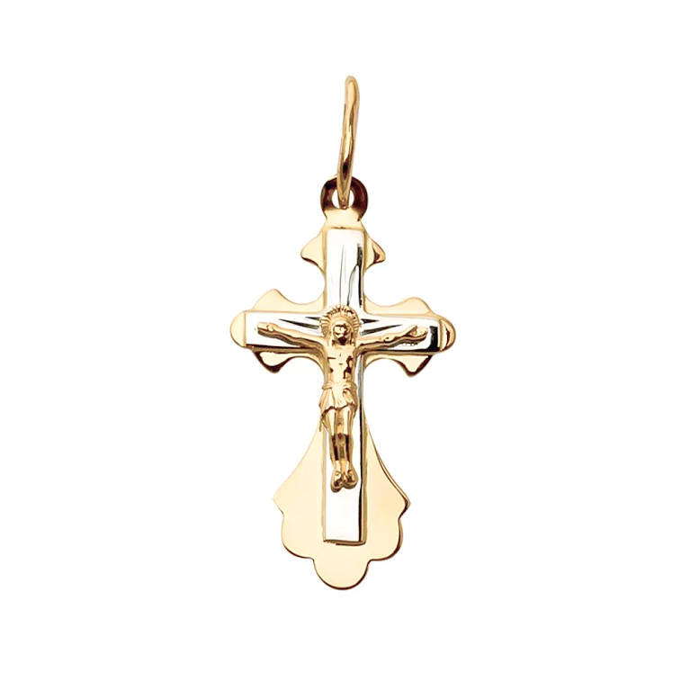 Православний золотий хрестик. Артикул 523601: ціна, відгуки, фото – купити в інтернет-магазині AURUM