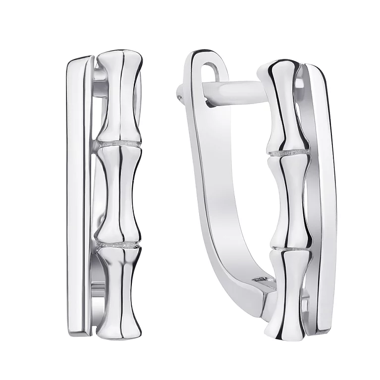 Срібні сережки . Артикул 7502/3852: ціна, відгуки, фото – купити в інтернет-магазині AURUM