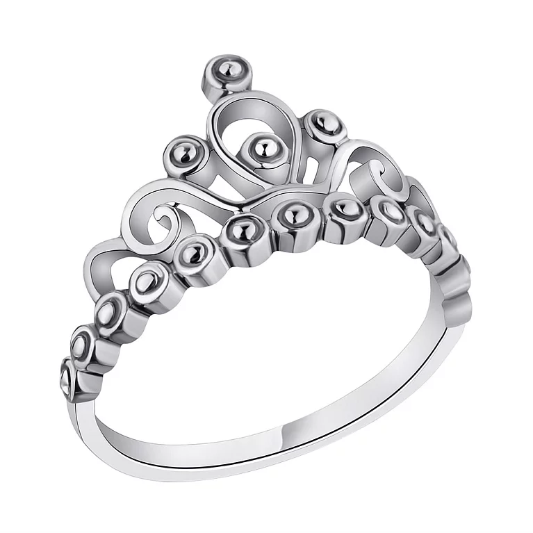 Серебряное кольцо "Корона". Артикул 7901/5882: цена, отзывы, фото – купить в интернет-магазине AURUM