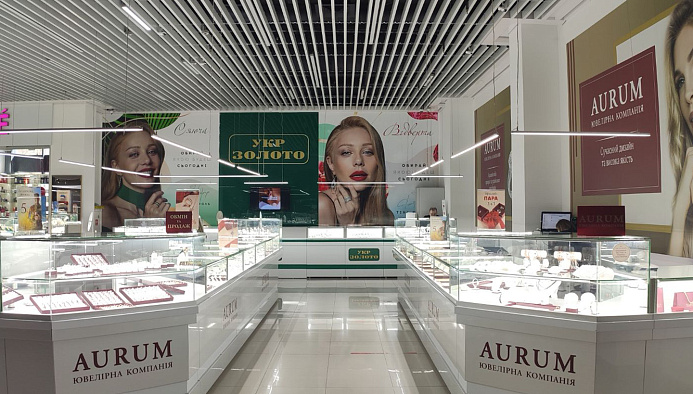ЦУМ Чернигов - Ювелирный остров AURUM в Укрзолото